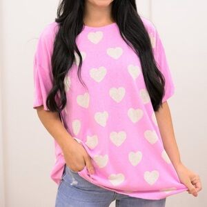 Easel Be Mine Oversized Top